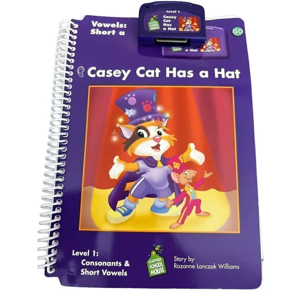 LEAPFROG LEARNING SYSTEM LONG VOWELS BOOKS LEVEL 1 SET OF 3